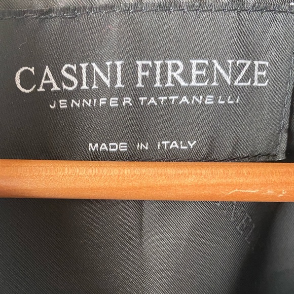 JENNIFER TATTANELLI Gray Antique Leather Short Moto Jacket SZ 46 (10US) - Picture 3 of 12